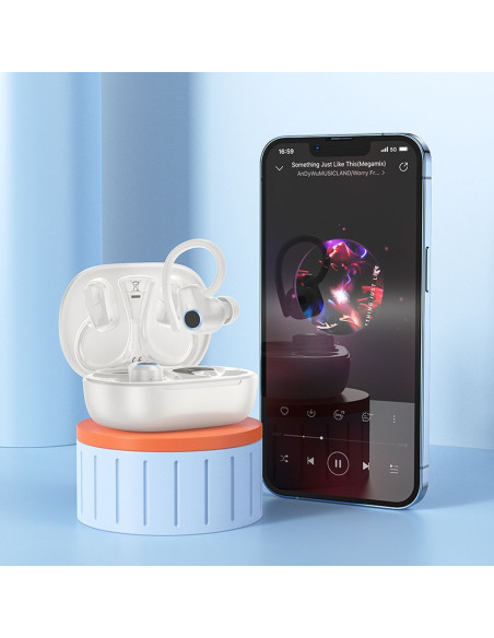 Écouteurs sans fil bluetooth HOCO TWS EQ8 blanc