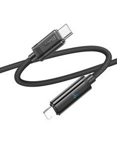 Câble HOCO Type C vers Lightning PD 2.4A 27W U127 1.2m noir