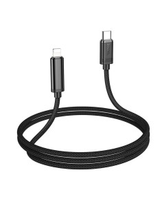Câble HOCO Type C vers Lightning PD 2.4A 27W U127 1.2m noir 2