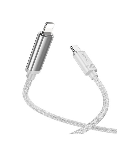 Câble HOCO Type C vers Lightning PD 2.4A 27W U127 1.2 m argenté