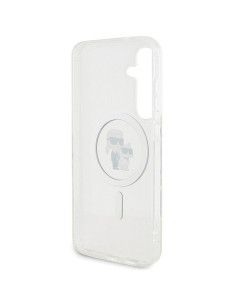 Véritable KARL LAGERFELD Case KLHMS24MHGKCNOT pour SAMSUNG S24 Plus (MAGSAFE IML KC) transparent 2
