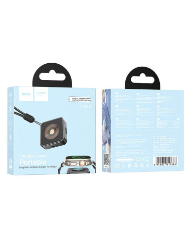 Chargeur à induction HOCO compatible avec l'Apple Watch 2.5W CW55 noir