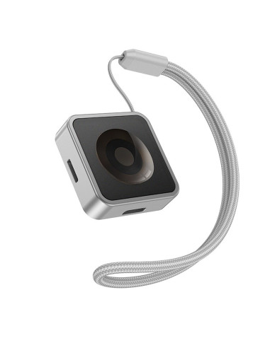 Chargeur inductif HOCO compatible avec l'Apple Watch 2.5W CW55 argenté