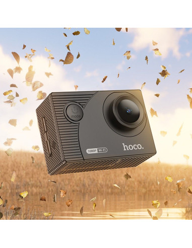 Caméra sportive HOCO avec écran 2" 1080P/30fps DV100 noir