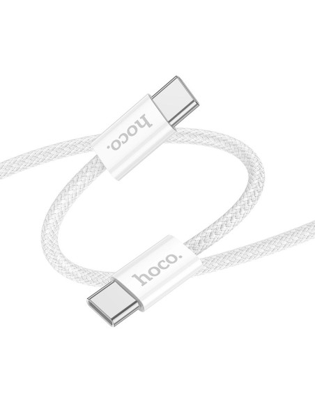 HOCO cable Type C to Type C PD QC3.0 3A 60W X104 1 m white