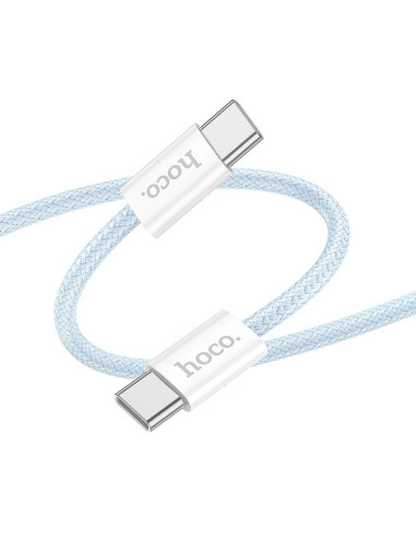HOCO cable Type C to Type C 3A 60W 1 m X104 blue