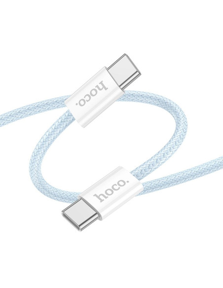 HOCO cable Type C to Type C 3A 60W 1 m X104 blue