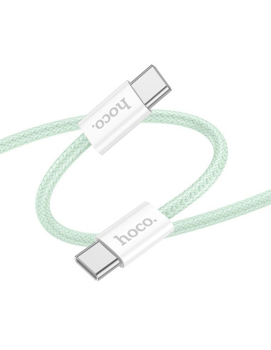 Câble HOCO Type C à Type C PD QC3.0 3A 60W X104 1 m vert