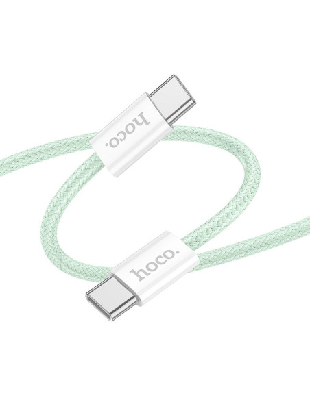 Câble HOCO Type C à Type C PD QC3.0 3A 60W X104 1 m vert