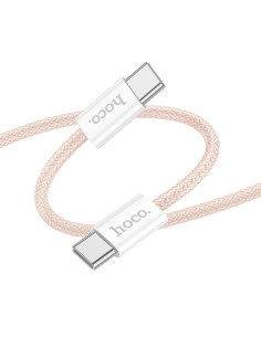 Câble HOCO Type C à Type C 3A 60W X104 1 m rose