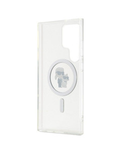 Véritable KARL LAGERFELD Case KLHMS24LHGKCNOT pour SAMSUNG S24 Ultra (MAGSAFE IML KC) transparent 2