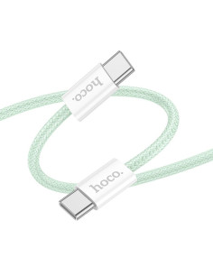 HOCO cable Type C to Type C PD QC3.0 3A 60W X104 2 m green