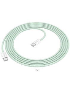 HOCO cable Type C to Type C PD QC3.0 3A 60W X104 2 m green 2