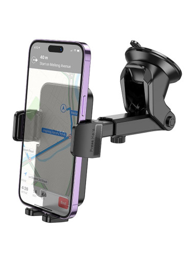 HOCO car phone holder for windshield / center console H37 black