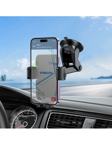HOCO car phone holder for windshield / center console H37 black