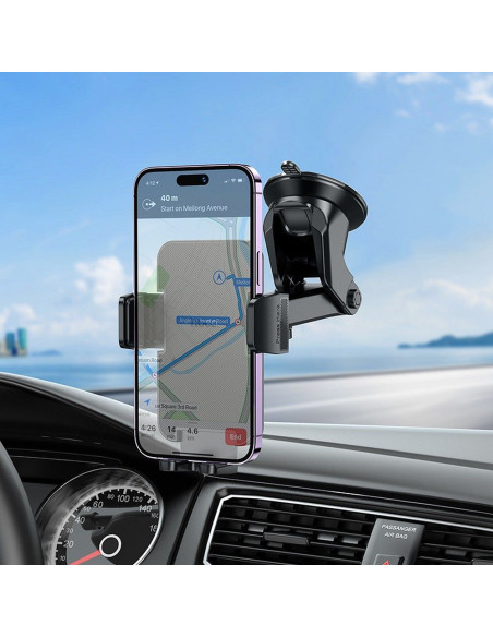 HOCO car phone holder for windshield / center console H37 black