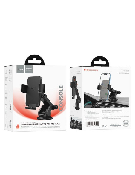 HOCO car phone holder for windshield / center console H37 black