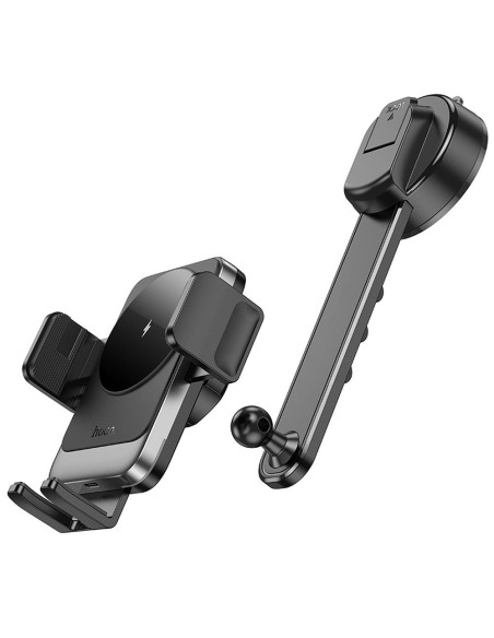 HOCO Support voiture à induction pour tableau de bord 15W HW14 métal noir gris