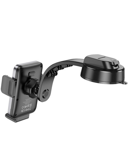 HOCO Support voiture à induction pour tableau de bord 15W HW14 métal noir gris