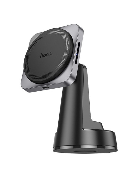 HOCO Support voiture à induction pour tableau de bord compatible avec MagSafe 15W HW16 noir gris