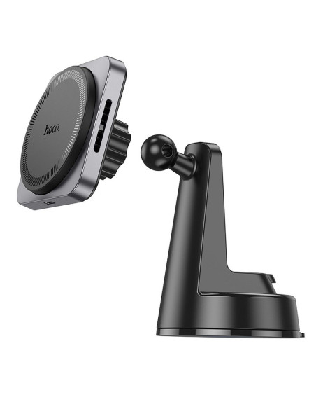 HOCO Support voiture à induction pour tableau de bord compatible avec MagSafe 15W HW16 noir gris