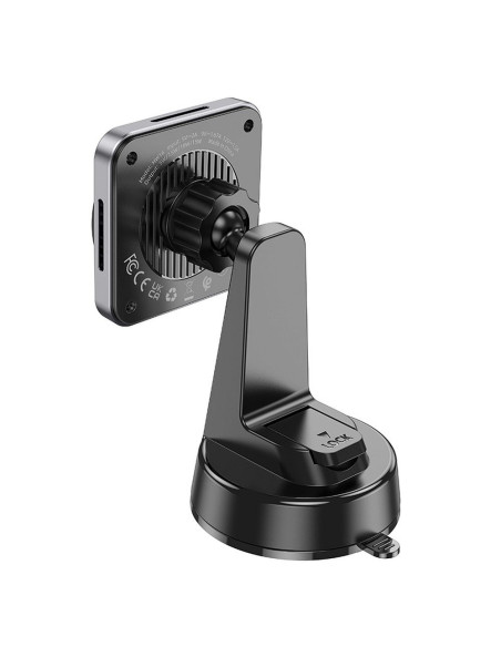 HOCO Support voiture à induction pour tableau de bord compatible avec MagSafe 15W HW16 noir gris