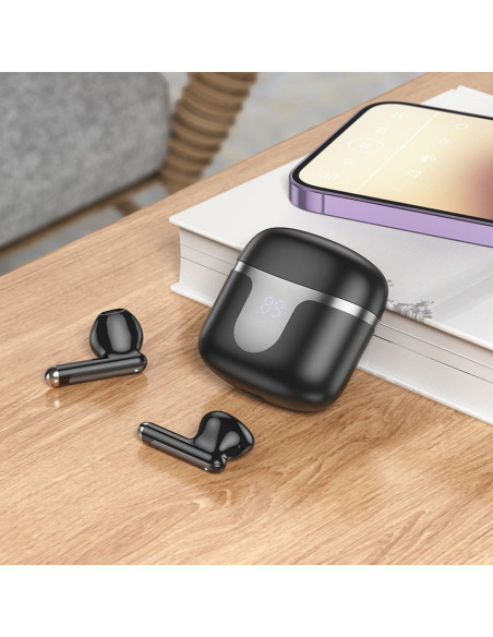 HOCO wireless earphones bluetooth TWS EQ7 black