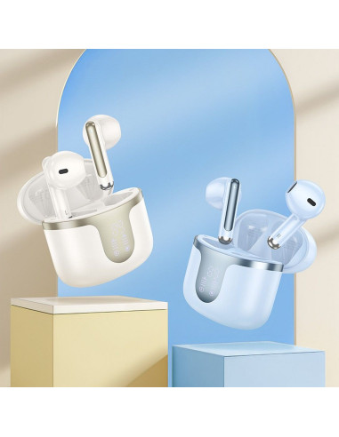 Écouteurs sans fil bluetooth HOCO TWS EQ7 blanc