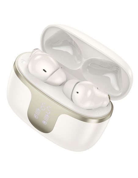 Écouteurs sans fil bluetooth HOCO TWS EQ10 milk white