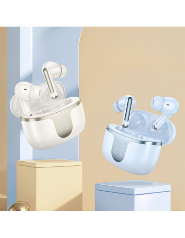 Écouteurs sans fil bluetooth HOCO TWS EQ10 bleu
