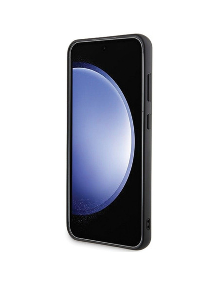 Véritable KARL LAGERFELD Case KLHCS24M3DRKCNK pour SAMSUNG S24 Plus (3D RUBBER KC NFT) noir