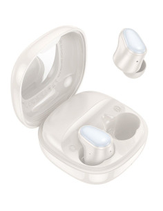 HOCO wireless earphones bluetooth TWS EQ13 milky white