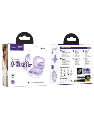 Écouteurs sans fil HOCO TWS EQ13 violet