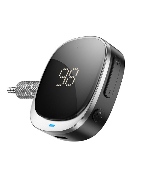 HOCO Adaptateur AUX Jack 3,5 mm BLUETOOTH avec écran E80 noir