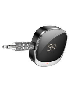 HOCO Adaptateur AUX Jack 3,5 mm BLUETOOTH avec écran E80 noir 2