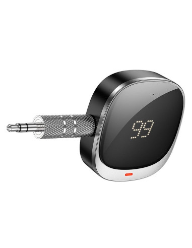 HOCO Adaptateur AUX Jack 3,5 mm BLUETOOTH avec écran E80 noir