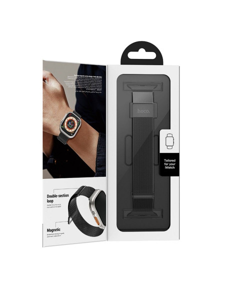 Bracelet HOCO pour Apple Watch 38 / 40 / 41 mm AS101 noir