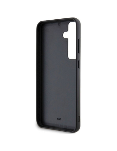 Véritable KARL LAGERFELD Case KLHCS24S3DRKINK pour SAMSUNG S24 (3D RUBBER IKONIK NFT) noir