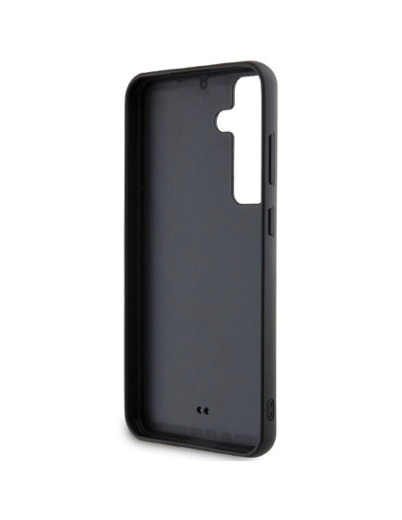 Véritable KARL LAGERFELD Case KLHCS24S3DRKINK pour SAMSUNG S24 (3D RUBBER IKONIK NFT) noir