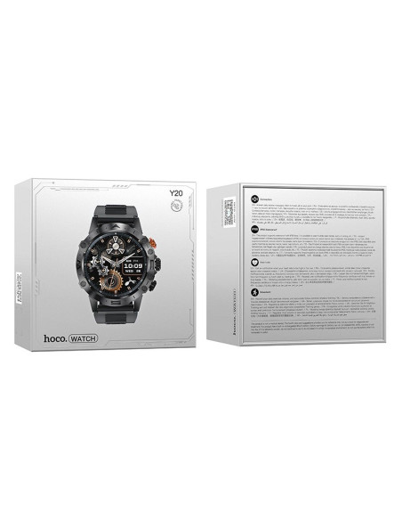 HOCO smartwatch avec fonction de conversation Y20 noir