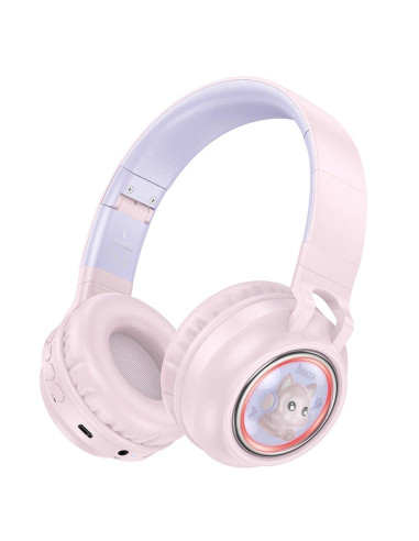 HOCO wireless headphones W50 pink