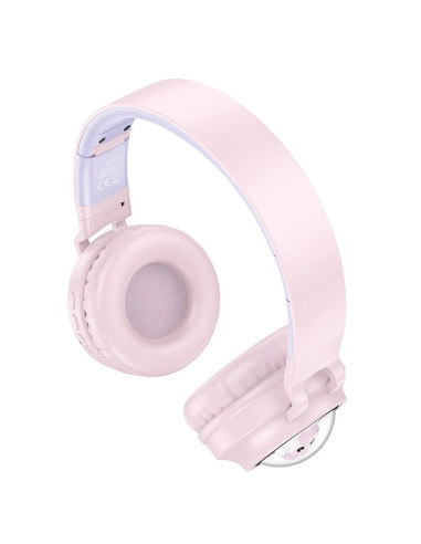 HOCO wireless headphones W50 pink