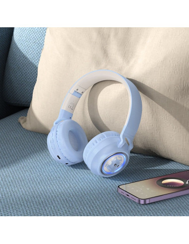 HOCO wireless headphones W50 blue