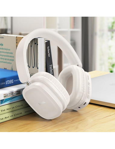 Écouteurs sans fil bluetooth HOCO W51 blanc