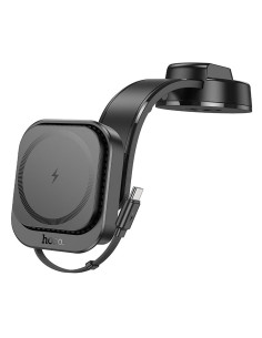 Support voiture magnétique HOCO pour tableau de bord compatible avec MagSafe HW24 noir