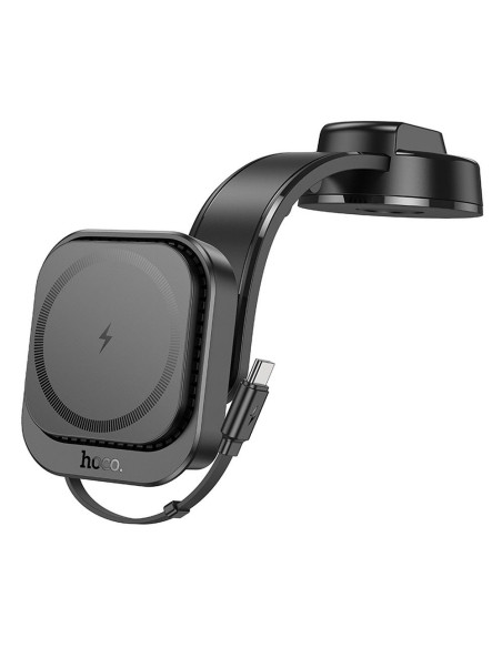 Support voiture magnétique HOCO pour tableau de bord compatible avec MagSafe HW24 noir