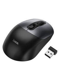 HOCO wireless computer mouse 2.4G GM28 black metal gray 2