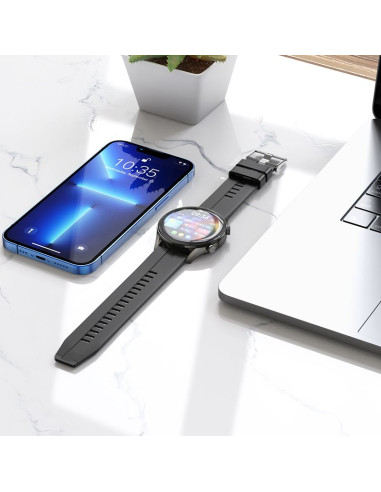 HOCO smartwatch with call function Y7 Pro metal gray