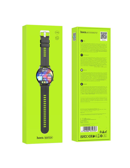 HOCO smartwatch with call function Y7 Pro metal gray