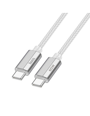Câble HOCO Type C à Type C PD QC3.0 3A 60W U134 1,2 m gris